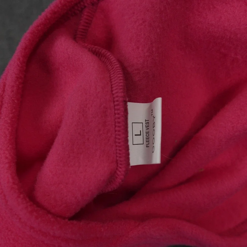 Gooby Pink Fleece Vest Size Large 14.5 Inches Small Dogs Large Cat‎